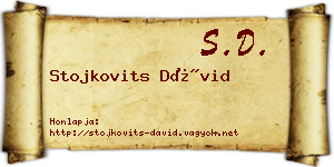 Stojkovits Dávid névjegykártya